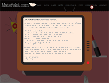 Tablet Screenshot of materska.com